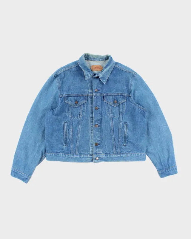 Vintage 90's Levi's Medium Wash Denim Jacket - L sold by Rokit