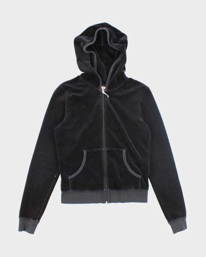 Vintage Y2K Juicy Couture Back Graphic Zip Up Hoodie - M sold by Rokit