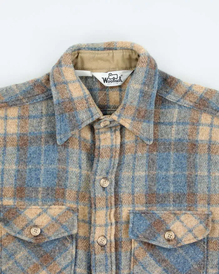 Vintage Woolrich Heavyweight Wool Button Up Shirt - M sold by Rokit product image thumbnail 3