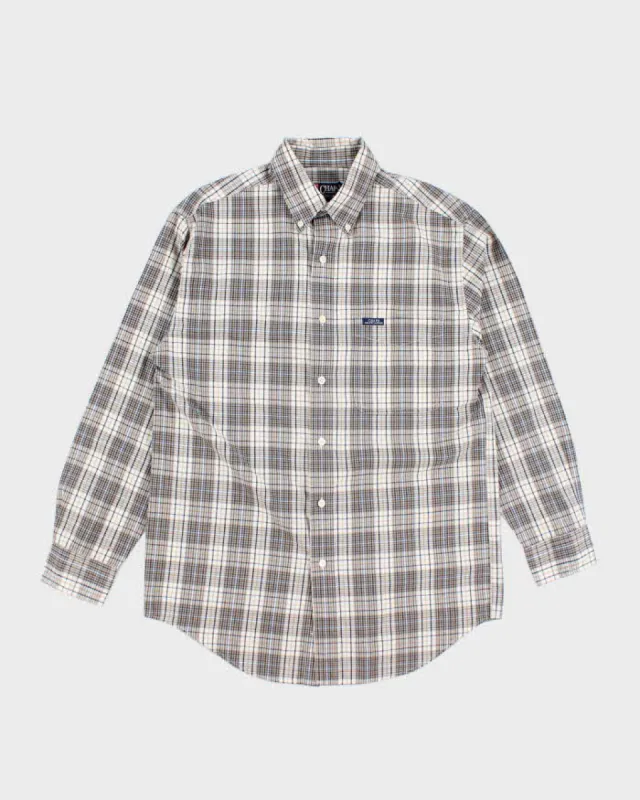 Vintage 90's Chaps Button Up Long-Sleeved Shirt - S sold by Rokit