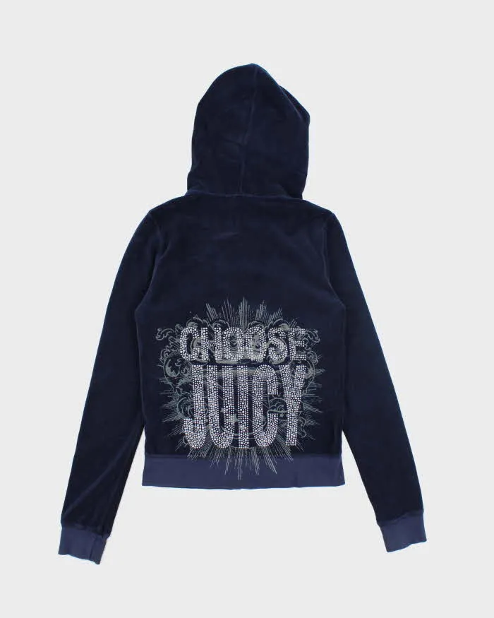 Vintage Y2K Juicy Couture Back Graphic Zip Up Hoodie - S sold by Rokit product image thumbnail 2