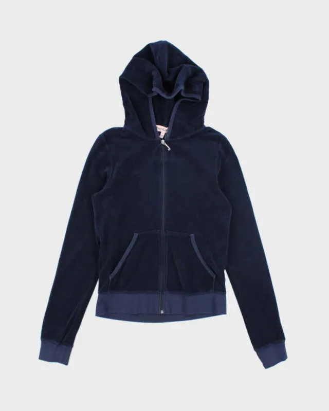 Vintage Y2K Juicy Couture Back Graphic Zip Up Hoodie - S sold by Rokit