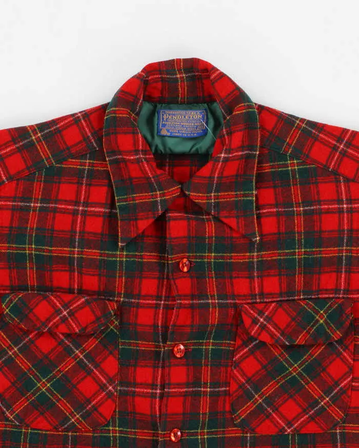 Vintage 60s Pendleton Wool Flannel Shirt - M sold by Rokit product image thumbnail 3