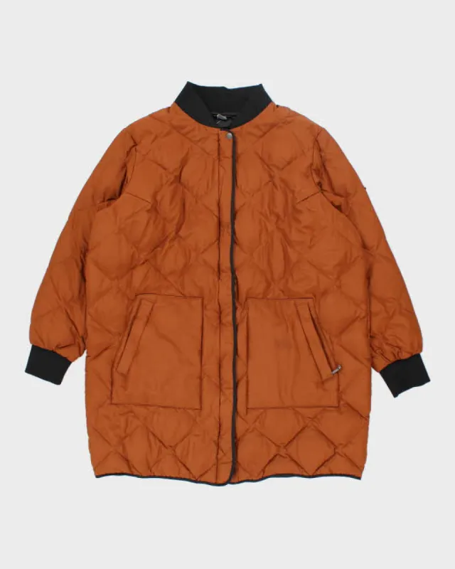 Vintage Women's Eddie Bauer Insulated Puffer Trench Coat - XL sold by Rokit