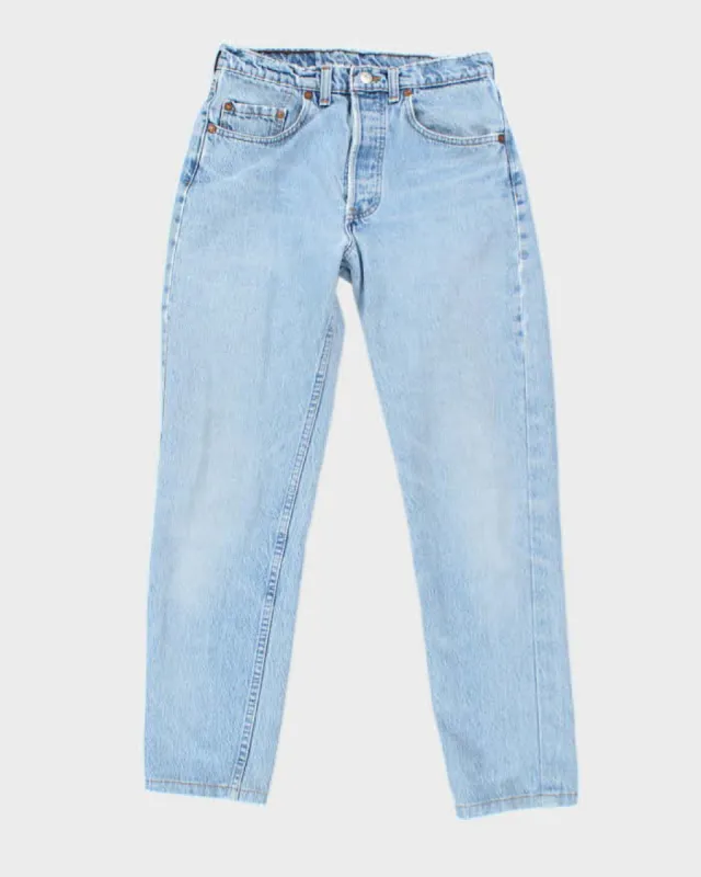 Vintage 90's Levi's 501 Light Wash Jeans - W28 L27 sold by Rokit