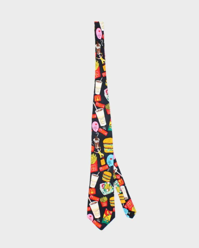 Vintage Mcdonald's All Over Print Graphic Tie sold by Rokit
