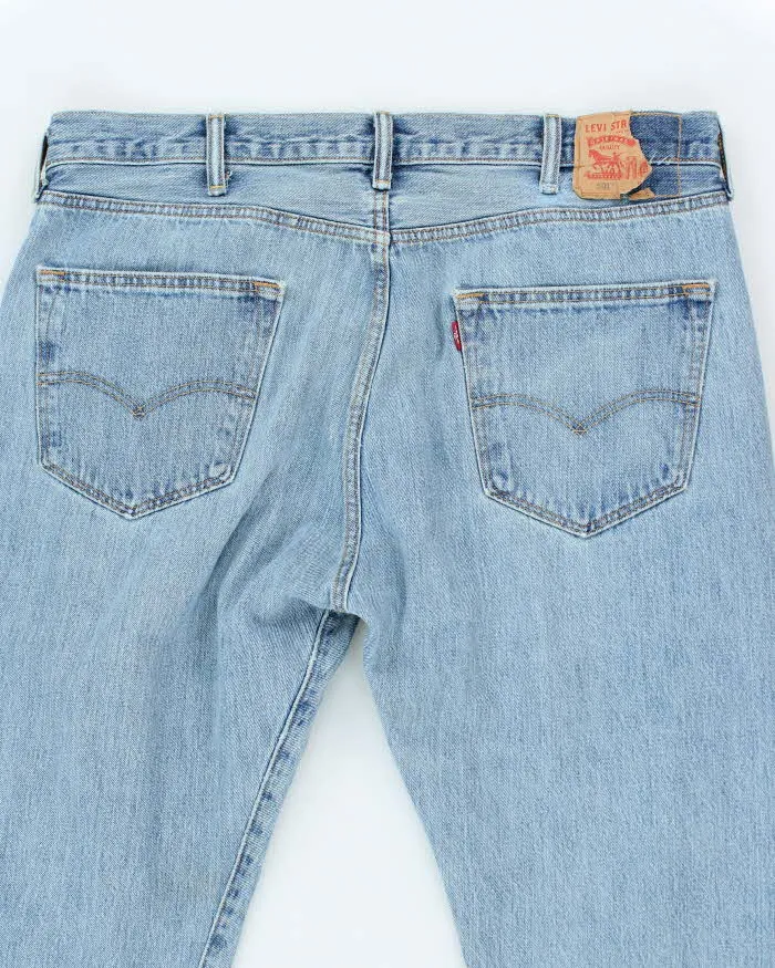 Vintage 90's Levi's 501 Light Wash Denim Jeans - W34 L27 sold by Rokit product image thumbnail 4