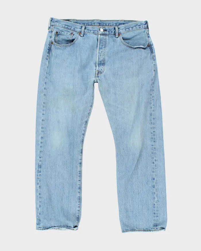 Vintage 90's Levi's 501 Light Wash Denim Jeans - W34 L27 sold by Rokit