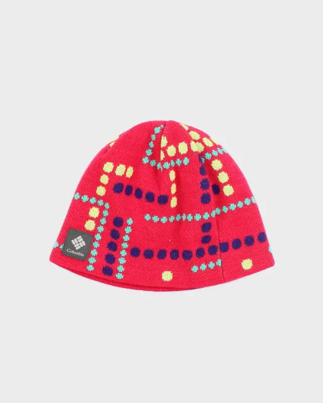 Vintage Columbia Patterned Skull Toque Beanie - OS sold by Rokit