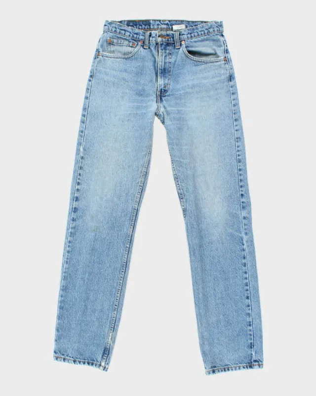 Vintage 90's Levi's 505 Blue Acid Wash Jeans - W30 L30 sold by Rokit