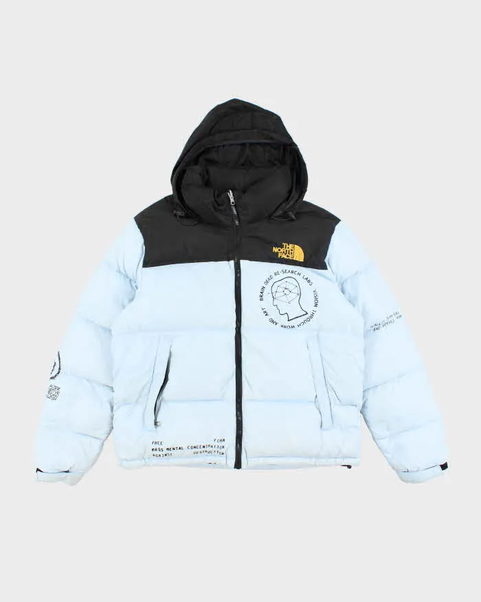 The North Face x Braindead Graphic Printed Nupste Puffer Jacket - S sold by Rokit