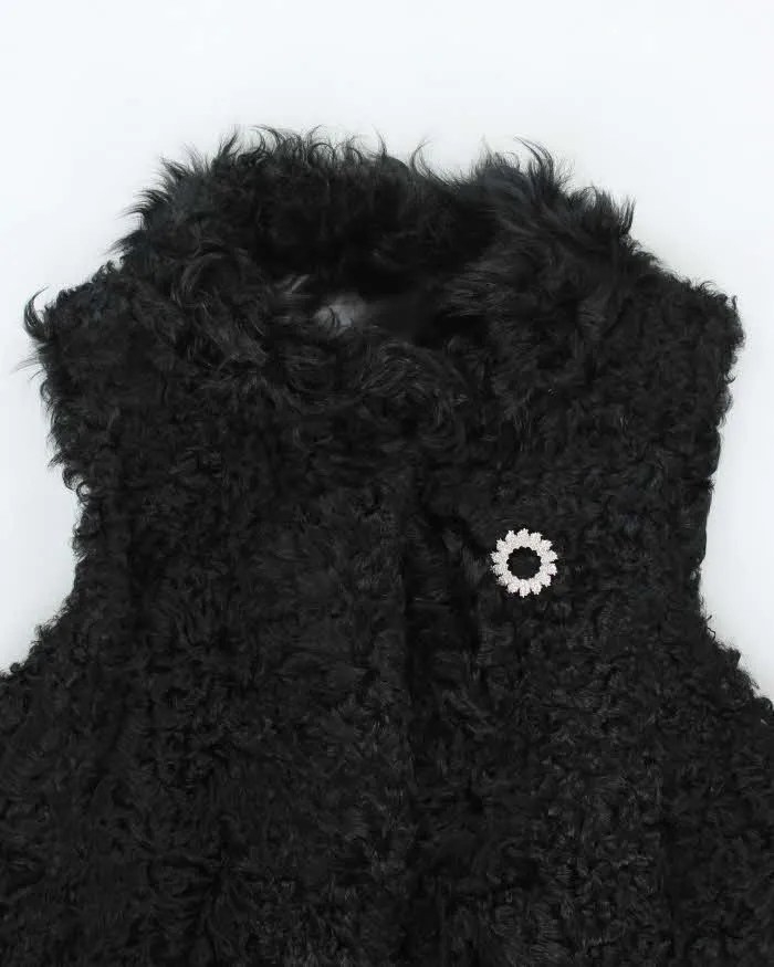 Vintage Y2K Dolce & Gabbana Faux Fur Sleeveless Long Coat - M sold by Rokit product image thumbnail 3