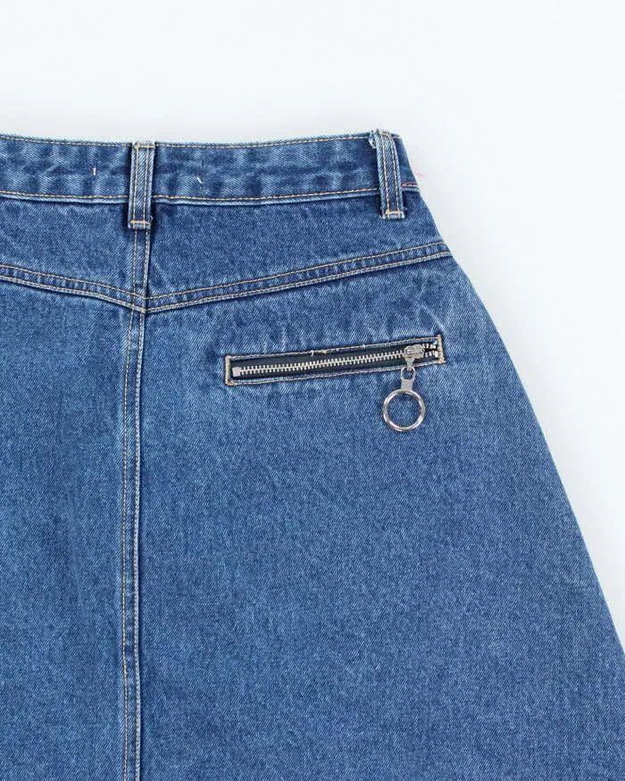 Vintage Y2K Heavyweight Denim Skirt - S sold by Rokit product image thumbnail 4