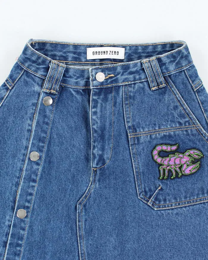 Vintage Y2K Heavyweight Denim Skirt - S sold by Rokit product image thumbnail 3