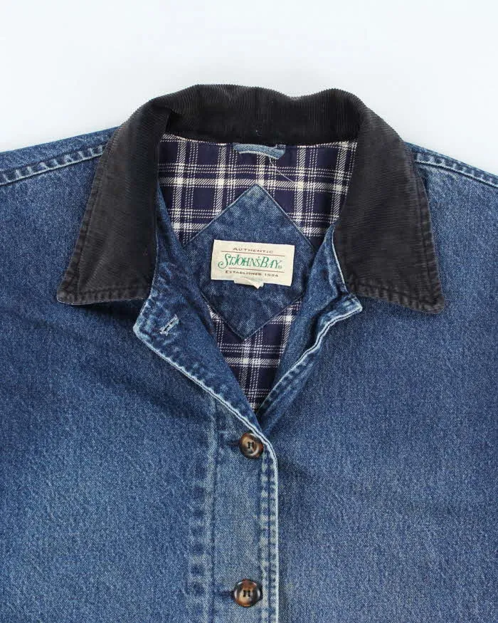 Vintage 90's St Johns Bay Heavyweight Denim Chore Jacket - XL sold by Rokit product image thumbnail 3