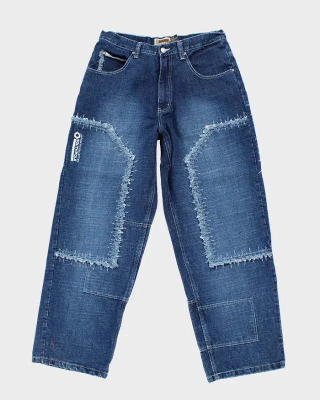 Vintage 2000's South Pole Ultra Baggy Double Knee Textured Jeans - W30 L29 made by Rokit