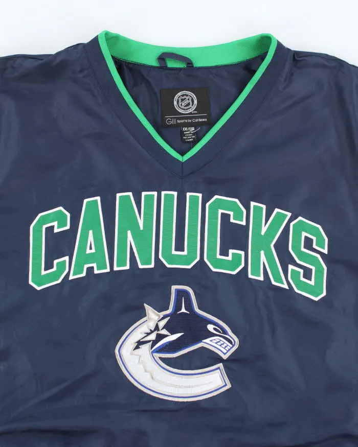 Vintage NHL Vancouver Canucks Hockey Lightweight Pullover Windbreaker Jacket - XXL sold by Rokit product image thumbnail 3