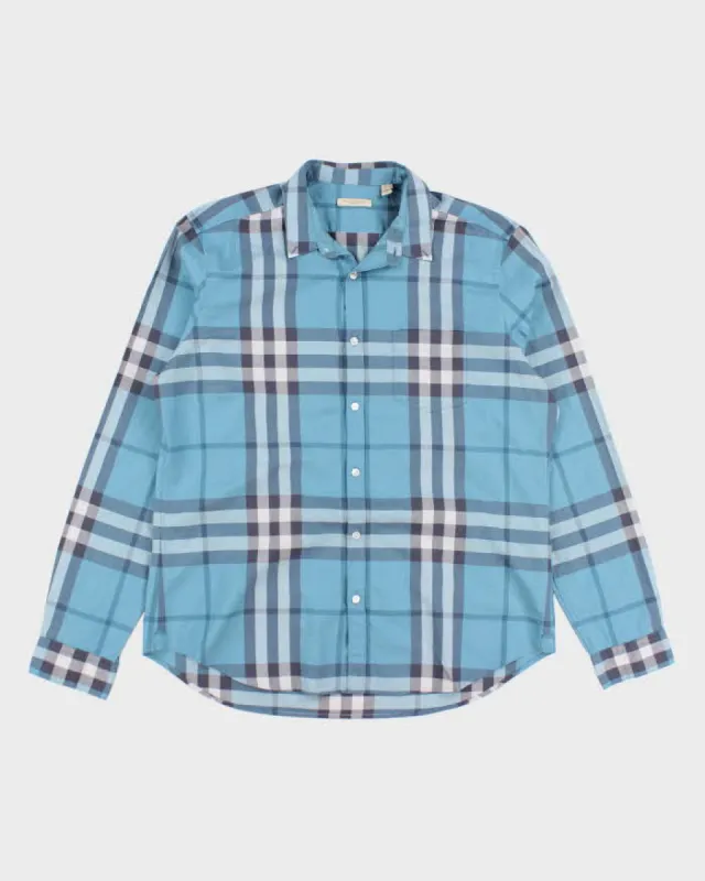 Vintage Y2K Burberry Brit Button Up Shirt - XL made by Burberry