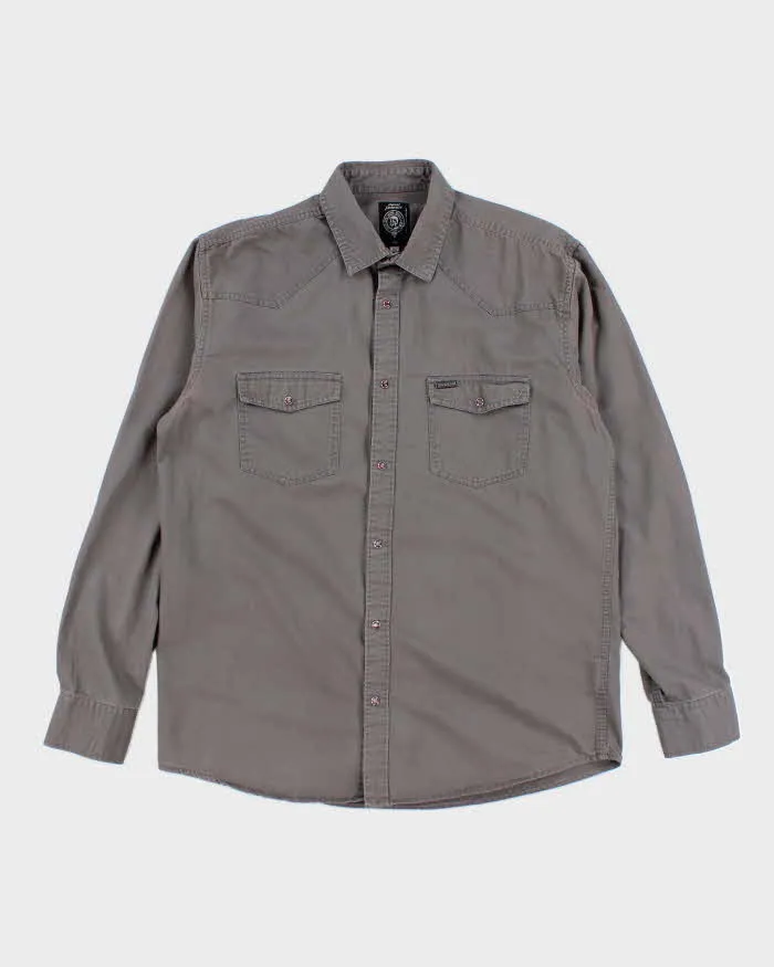 Vintage Y2K Diesel Western Snap Button Shirt - XL sold by Rokit