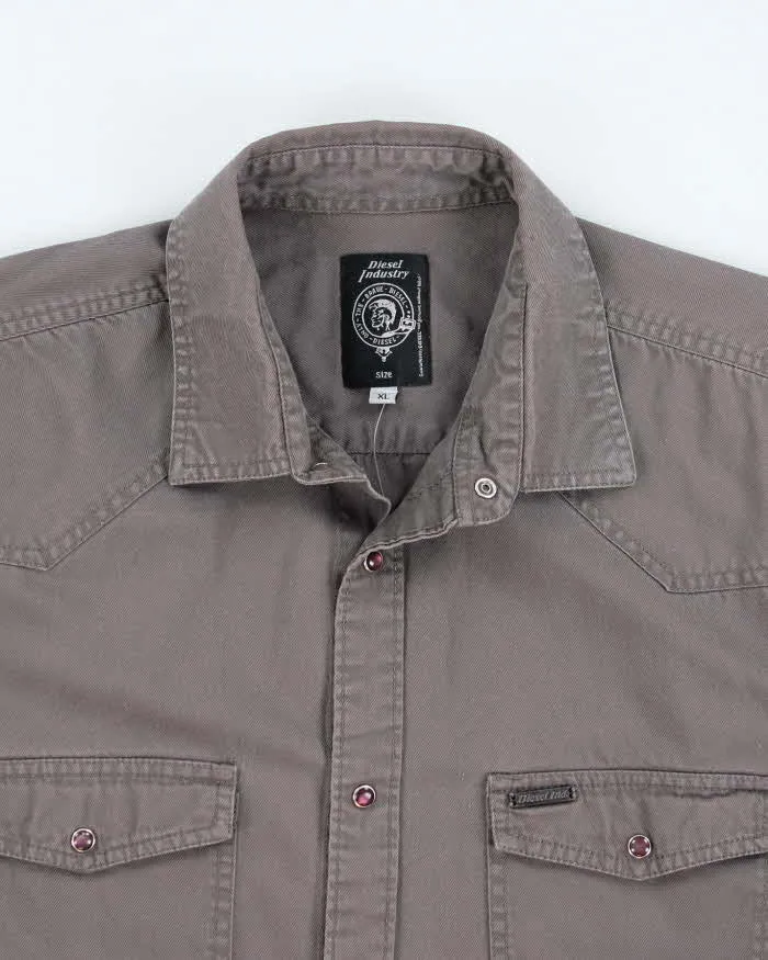 Vintage Y2K Diesel Western Snap Button Shirt - XL sold by Rokit product image thumbnail 3