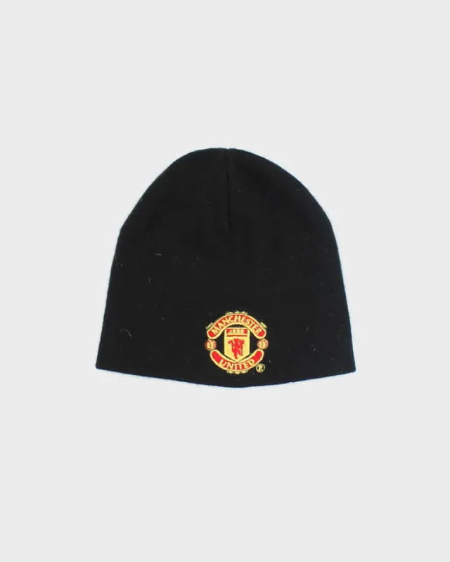 Vintage Y2K Manchester United FC Skull Toque Beanie - OS sold by Rokit