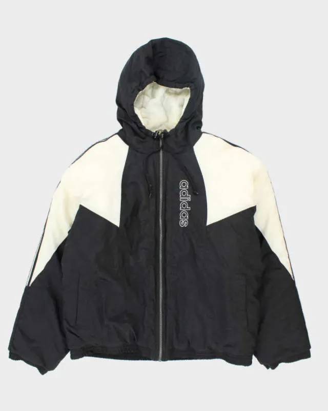 Vintage 90's Adidas Three Stripe Insulated Hooded Jacket - L sold by Rokit