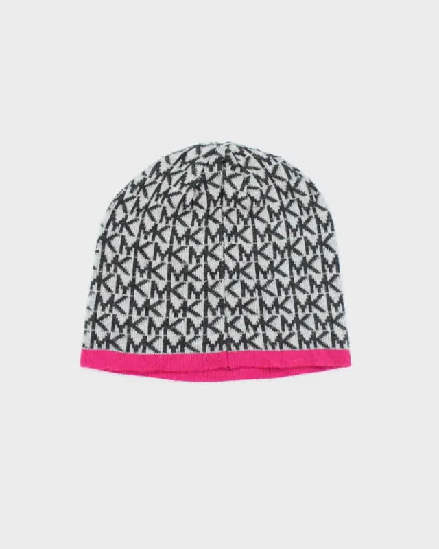 Vintage Michael Kors Monogram Print Skull Toque Beanie - OS sold by Rokit
