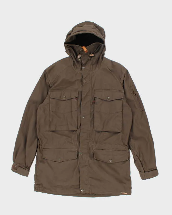 Vintage Fjall Raven Hooded Multi Pocket Rain Jacket - M sold by Rokit