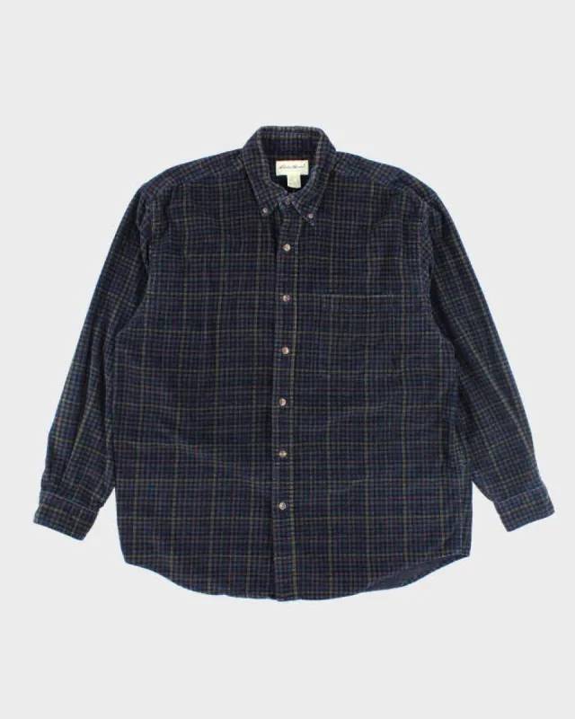 Vintage 2000's Eddie Bauer Heavyweight Corduroy Shirt - XL made by Rokit