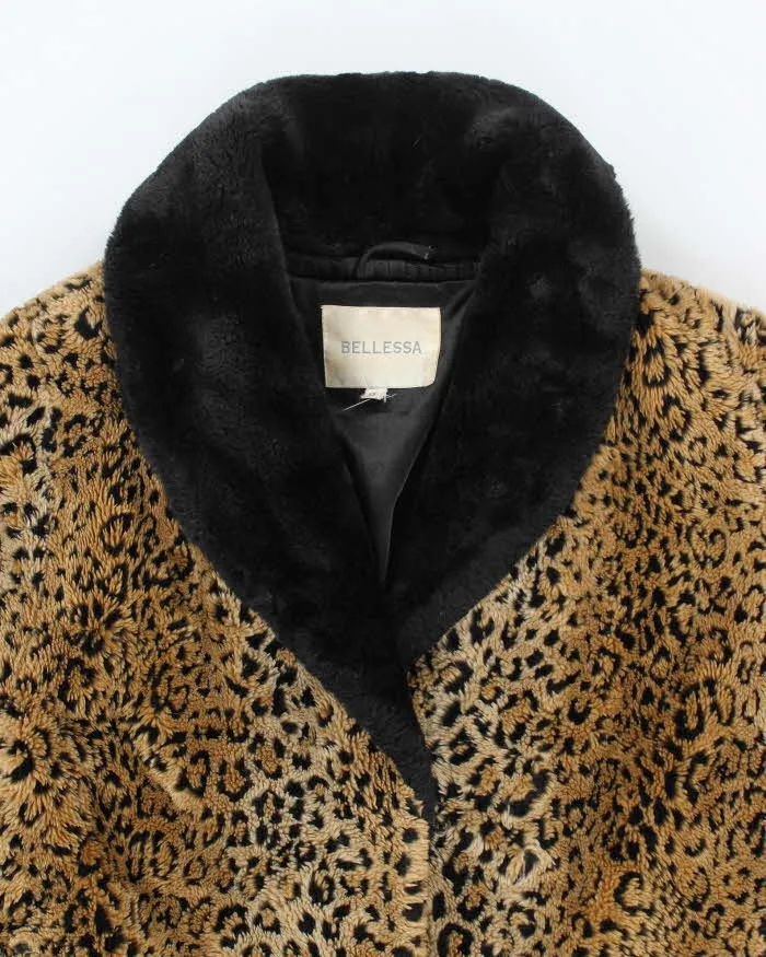 Vintage 90's Women's Faux Fur Cheetah Print Long Coat - XS sold by Rokit product image thumbnail 3