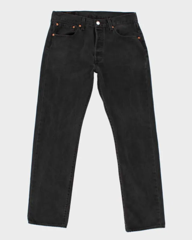 Mens Black 501 Levi's Jeans - W32 L31 sold by Rokit