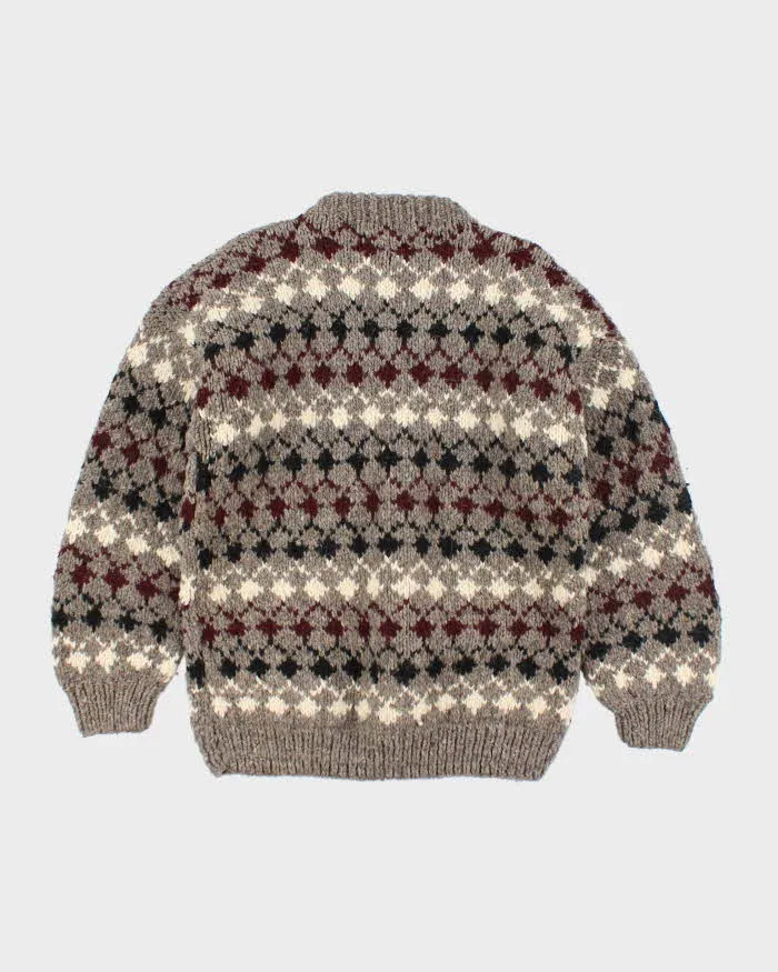 Vintage Caravan Chunky Knit Wool Jumper - L sold by Rokit product image thumbnail 2