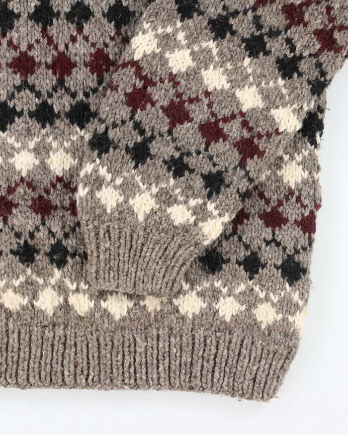 Vintage Caravan Chunky Knit Wool Jumper - L sold by Rokit product image thumbnail 4