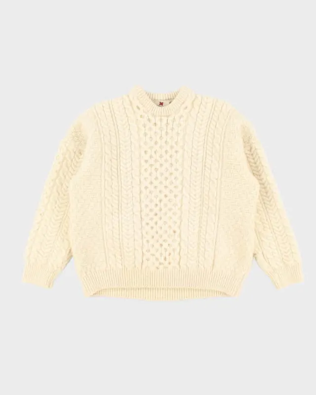 Vintage Carriagdon Wool Chunky Knit Jumper - S sold by Rokit