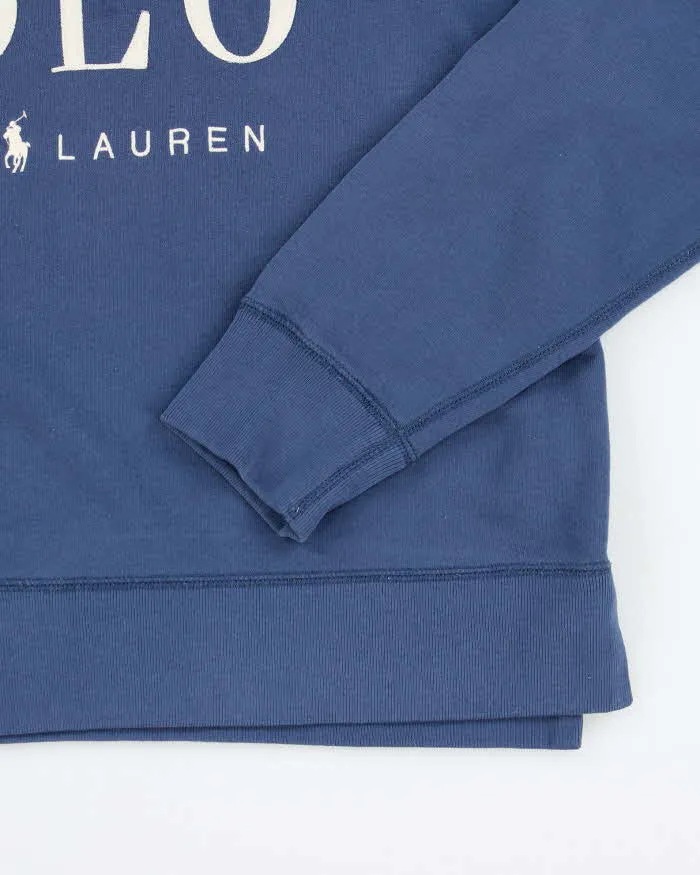 Vintage Y2K Ralph Lauren Cropped Graphic Sweatshirt - XL sold by Rokit product image thumbnail 4