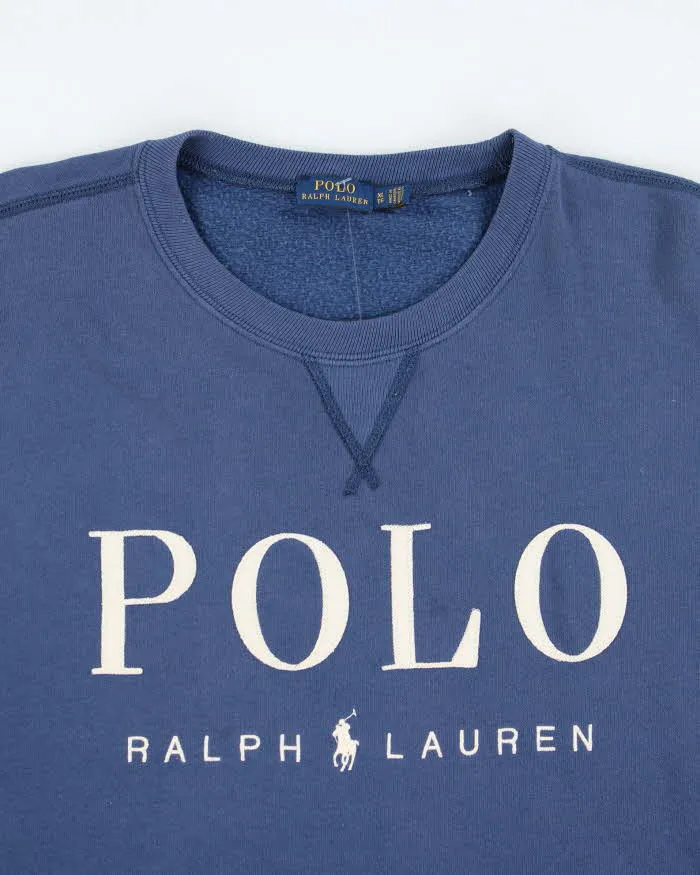 Vintage Y2K Ralph Lauren Cropped Graphic Sweatshirt - XL sold by Rokit product image thumbnail 3