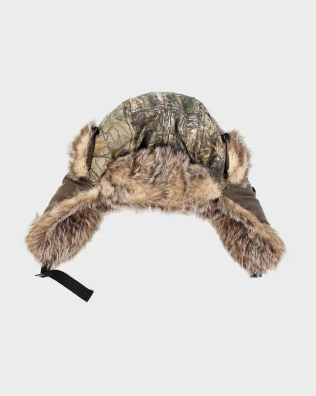 Vintage Real Tree Camouflage Lined Cold Weather Hat - OS sold by Rokit