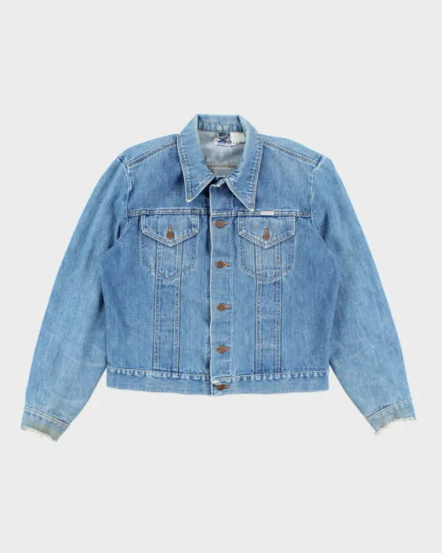 Vintage 80's Wrangler Light Wash Denim Jacket - M sold by Rokit