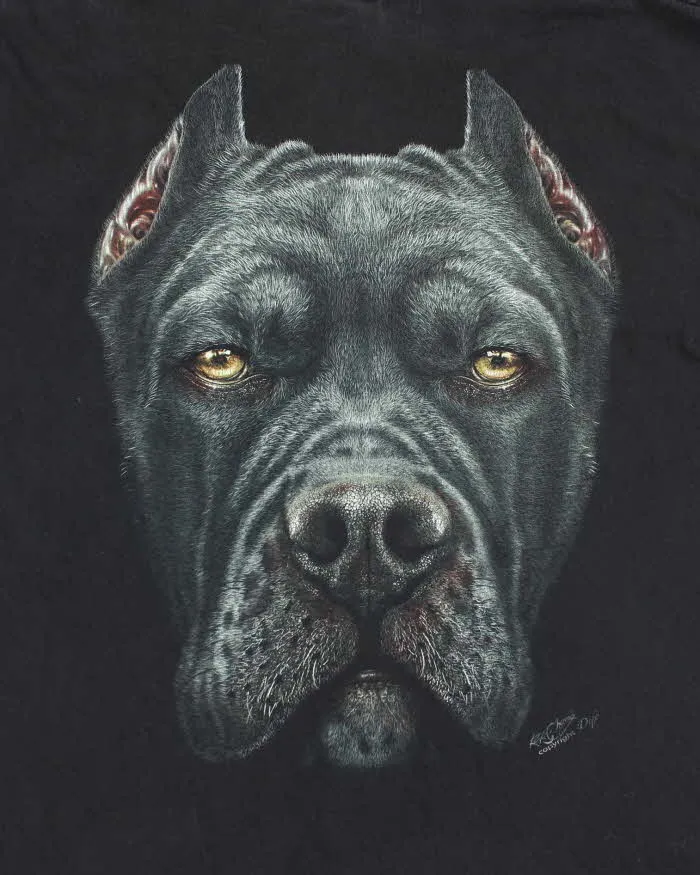 Vintage 90's Oversized Dog Graphic Long-sleeved T-Shirt - XL sold by Rokit product image thumbnail 4