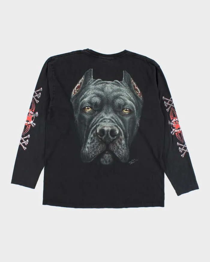 Vintage 90's Oversized Dog Graphic Long-sleeved T-Shirt - XL sold by Rokit product image thumbnail 2