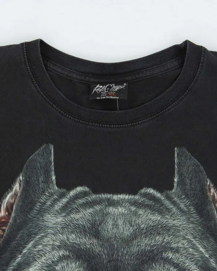 Vintage 90's Oversized Dog Graphic Long-sleeved T-Shirt - XL sold by Rokit product image thumbnail 3