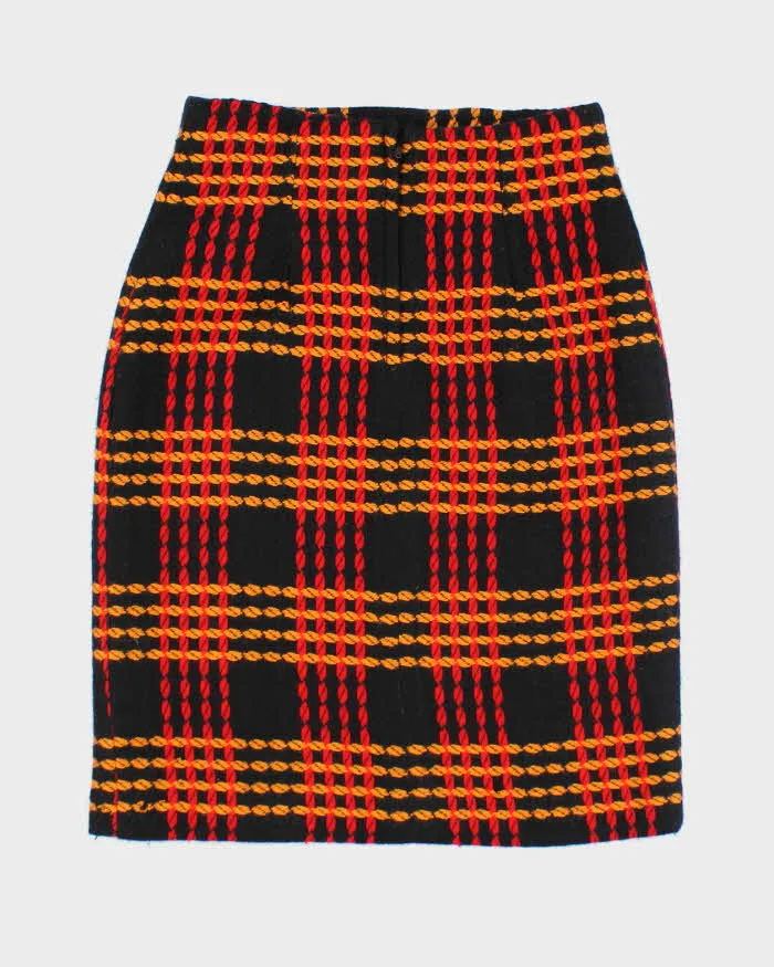 Vintage Pure Wool Patterned Above the Knee Skirt - XS sold by Rokit product image thumbnail 2