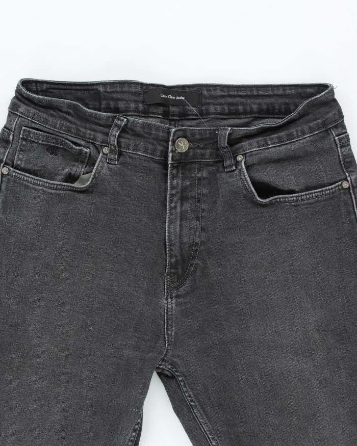 Vintage 90's Calvin Klein Grey Stone Wash Relaxed Fit Jeans - W32 L29 sold by Rokit product image thumbnail 3