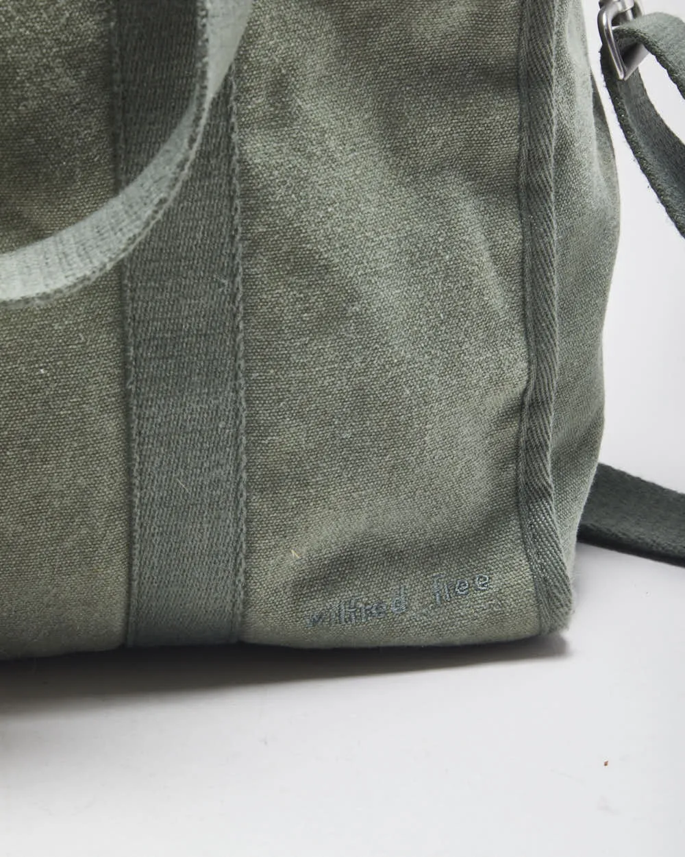 Wilfred Khaki Cotton Tote Shoulder Bag sold by Rokit product image thumbnail 3