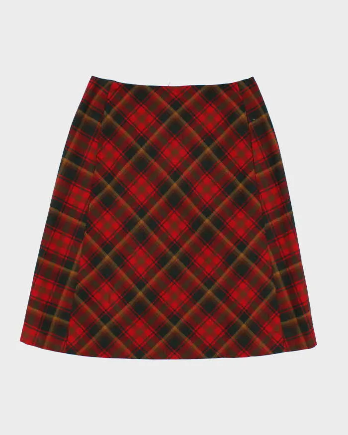 Vintage 1980s Highland Queen Plaid Skirt - M sold by Rokit