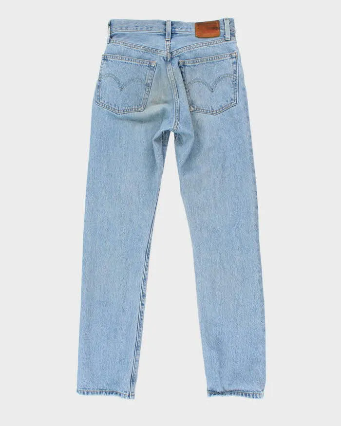 Mens Blue Light Wash 501 Levi's Jeans - W26 L27 sold by Rokit product image thumbnail 2