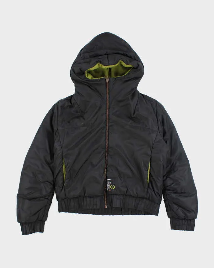 Vintage Y2K Women's Diesel Cropped Hooded Puffer Jacket - M sold by Rokit