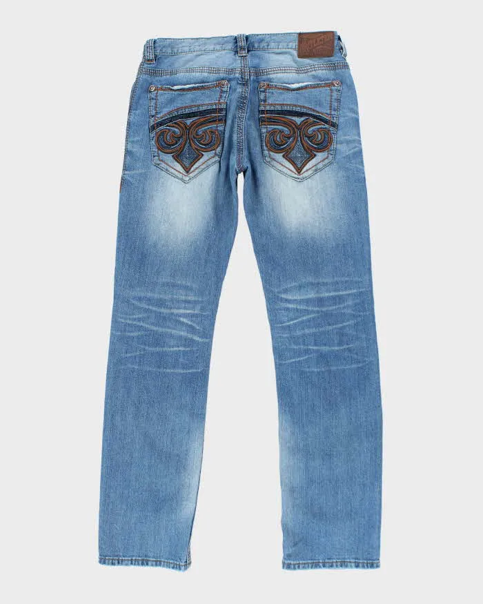 Vintage Y2k Affliction Gothic Style Relaxed Fit Jeans - W32 L30 sold by Rokit product image thumbnail 2
