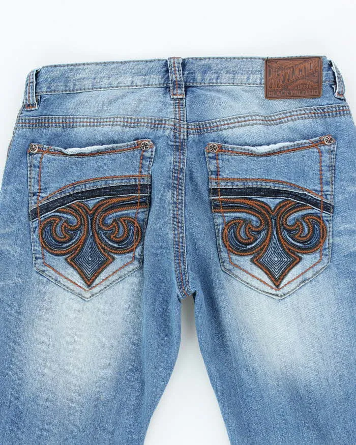 Vintage Y2k Affliction Gothic Style Relaxed Fit Jeans - W32 L30 sold by Rokit product image thumbnail 4