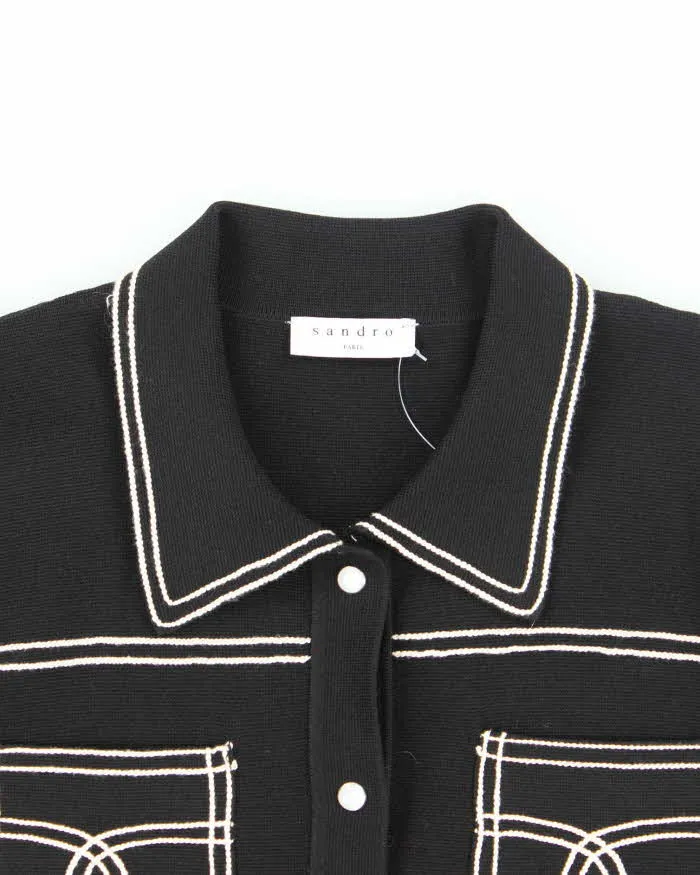 Sandro Button-up Knit Jumper - S sold by Rokit product image thumbnail 3